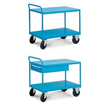 Carro plataforma de dos niveles