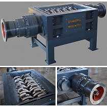 Trituradores industriales de dos ejes