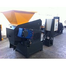 Trituradores industriales de un solo eje