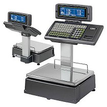 Balanzas comerciales con impresora de tickets y/o etiquetas y display de segmentos o grfico