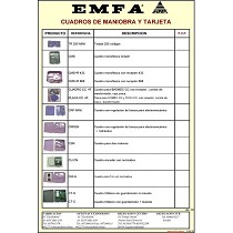 Cuadros de maniobra y tarjeta