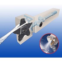 Portaherramientas con conductos de refrigeracin