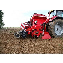 Grada rotativa con sembradora neumtica