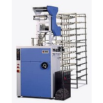 Mquina circular para la produccin de malla tubular elstica