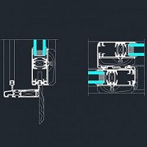 Ventanas correderas de aluminio y madera