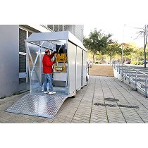 Semiremolques con lavacontenedores elctrico