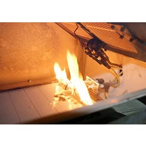 Anlisis de resistencia al fuego para materiales de construccin