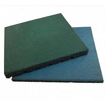 Losetas de caucho granulado