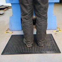 Alfombras antifatiga con bordes biselados