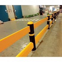 Barandilla protectora de tecnoplstico