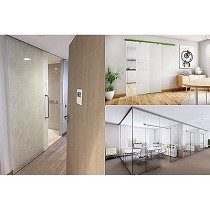 Guía automática para puertas correderas de interior