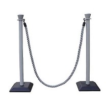 Postes de PVC para cuerdas