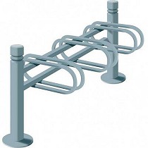 Aparcabicicletas de doble y simple cara