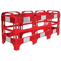 Vallas plsticas plegables