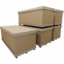 Contenedores modulables de cartn