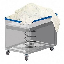 Carro con muelle regulador de altura