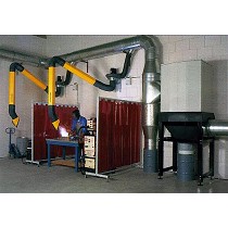 Sistema de filtracin central para soldadura