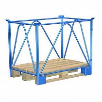 Contenedor para europalet arriostrado