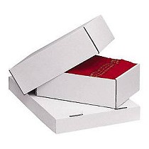 Cajas de cartn telescpicas reforzadas blancas