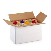 Cajas de cartn blanca simple