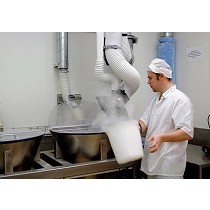 Brazos de extraccin de polvo combustible