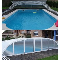 Cobertor para piscina particular