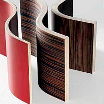 Paneles de contrachapado altamente flexible