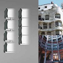 Persiana con cadena interior