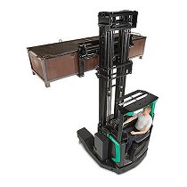 Carretilla elevadora retrctil cuatro caminos