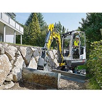 Excavadoras con giro cero sobre orugas