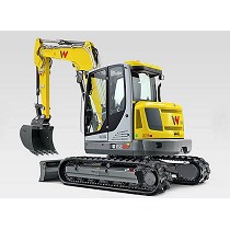 Excavadoras con giro cero sobre orugas