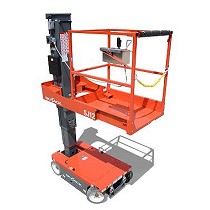 Plataformas de mastil elctrica