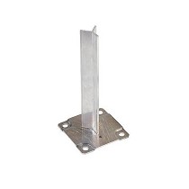 Pack pie de poste de acero