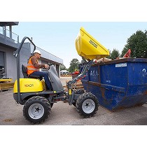 Dumpers sobre ruedas