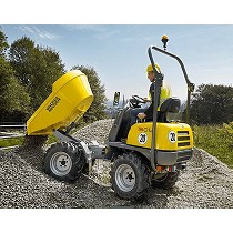 Dumpers sobre ruedas