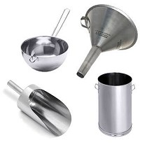 Utensilios de inox para uso alimentario