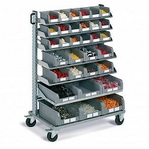 Carros de transporte a una cara para cajas y herramientas