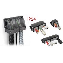 Sistema pasamuros para cables