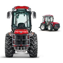 Tractor articulado compacto reversible