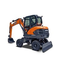 Miniexcavadoras de ruedas