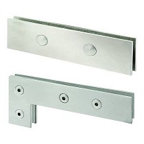 Herrajes para puertas templadas