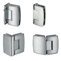 Bisagras para cristal templado