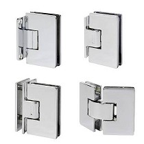 Bisagras para cristal templado