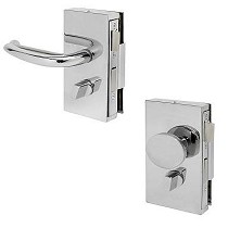 Cerraduras y cerraderos para puertas de cristal