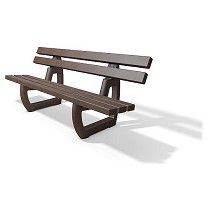 Bancos urbano de plstico reciclado