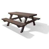 Mesa de picnic de plstico reciclado
