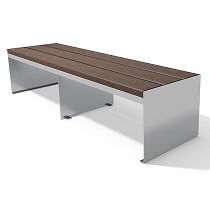 Bancos urbanos de plstico reciclado