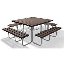 Mesas de picnic de plstico reciclado