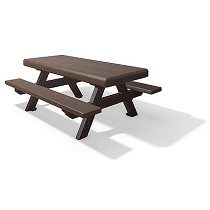 Mesas infantiles de picnic de plstico reciclado