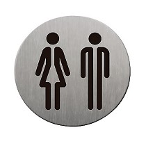 Placas informativas de aseos